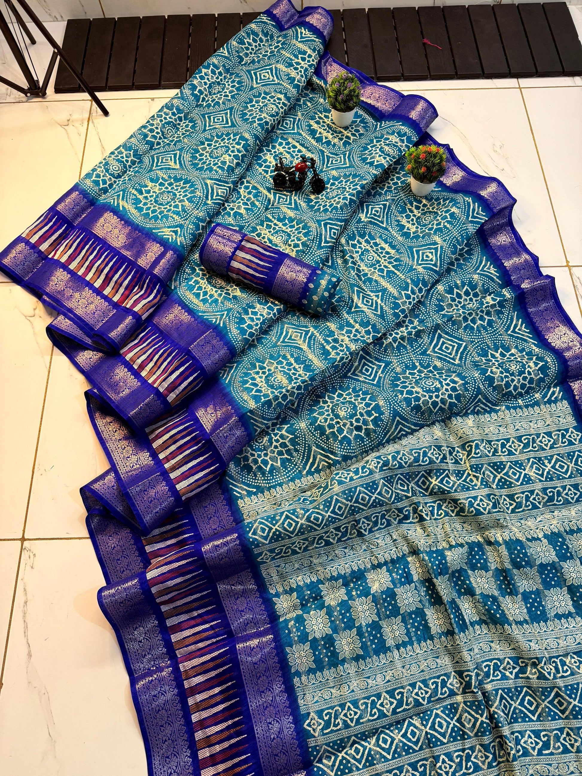 Product Image - Designer Bandhej Special Saree