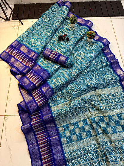 Product Image - Designer Bandhej Special Saree