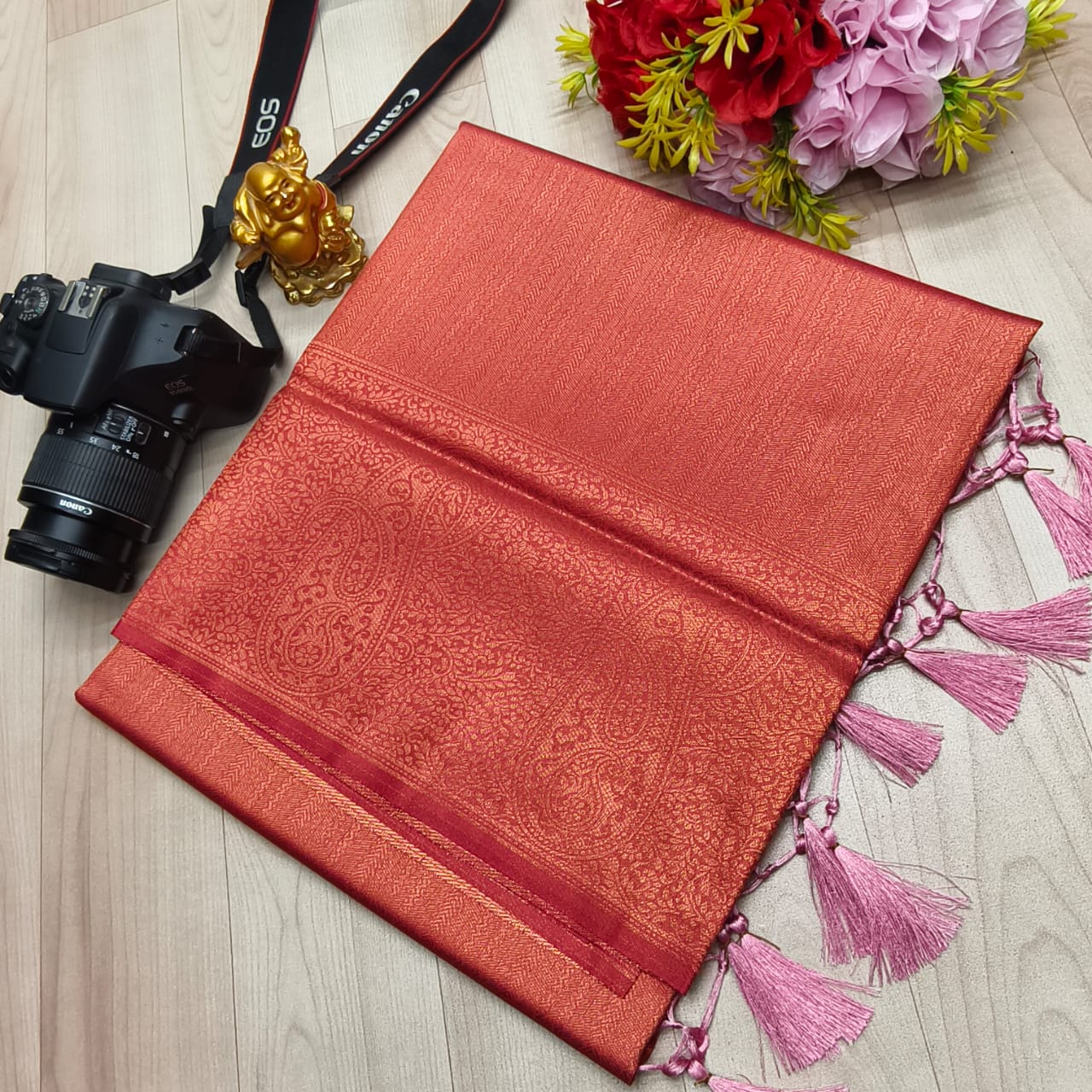Product Image - Premium Copper Softy Silk Saree