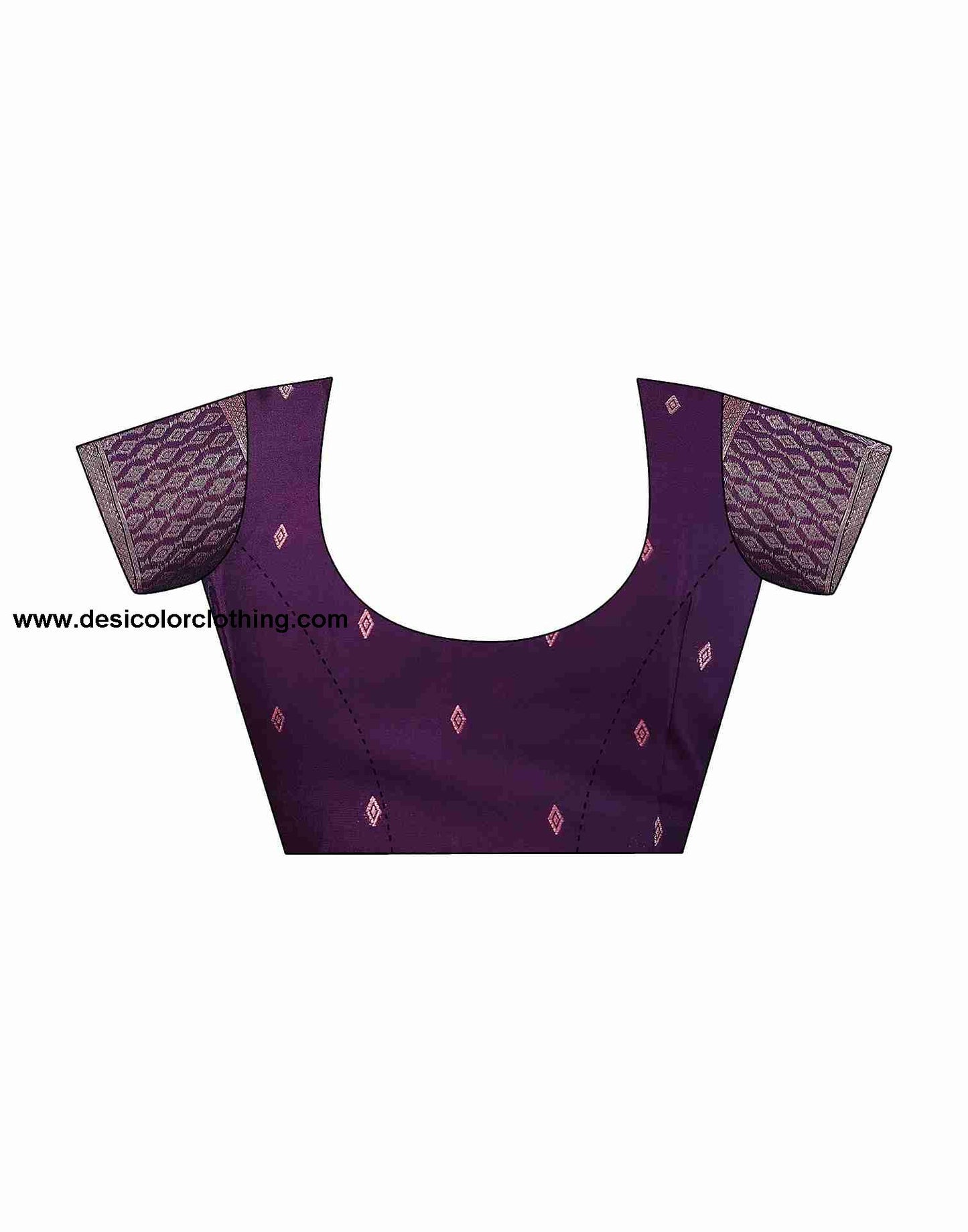 Pink Silk Woven Saree