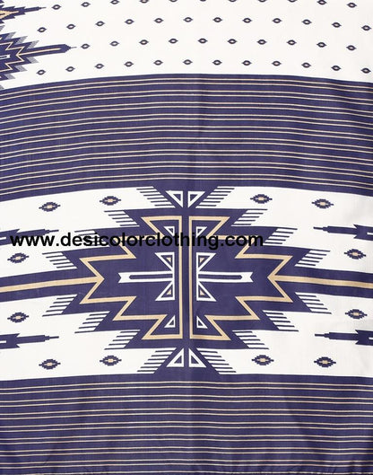 White Printed Silk Saree