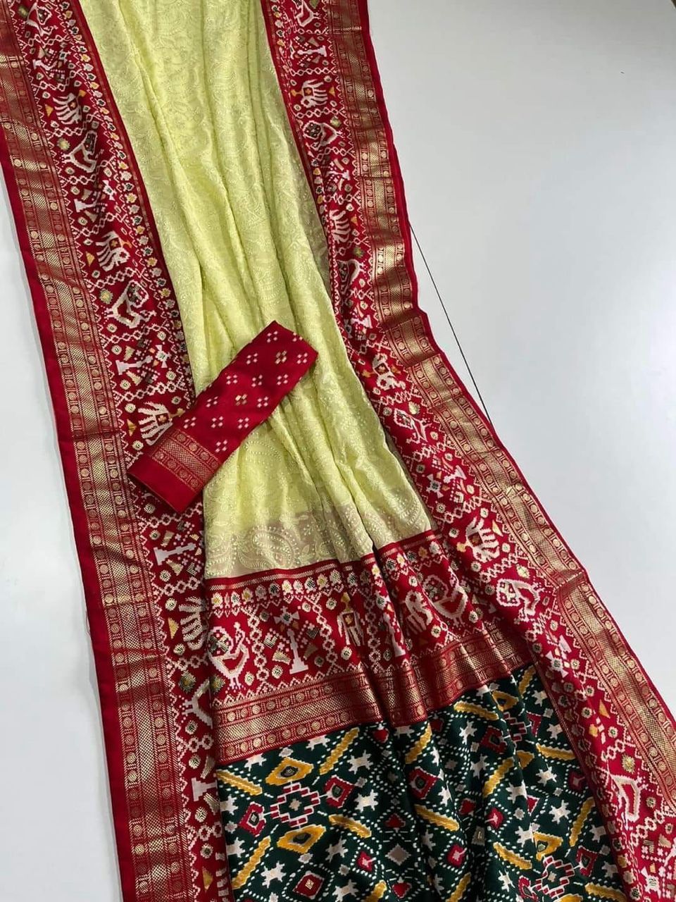 premium Georgette chikankari lucknowi embroidered saree👗