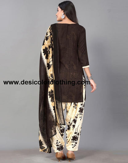 Printed Unstitched Salwar Suit Material