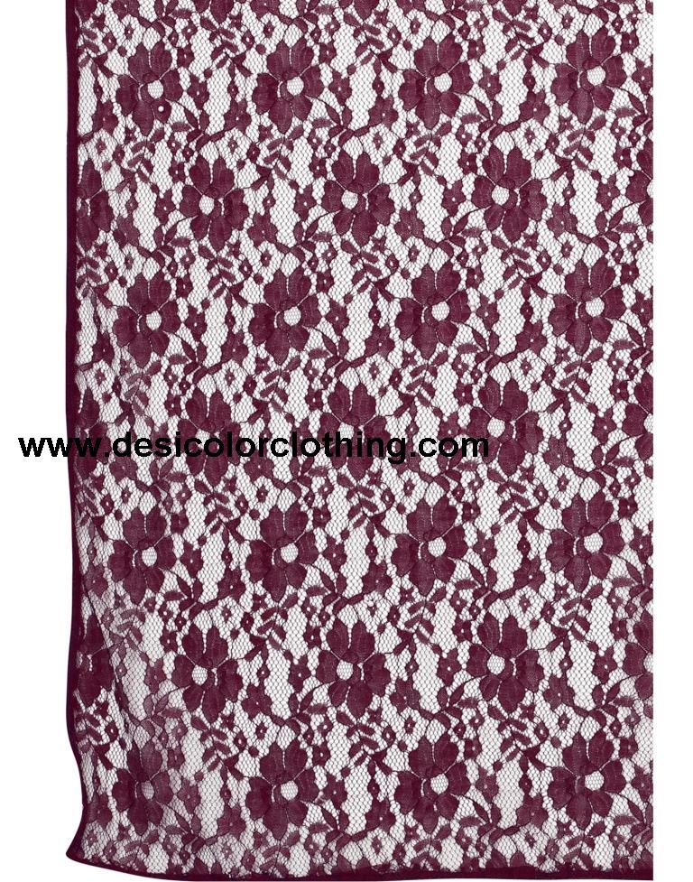 Wine Coloured Russel Net Partywear saree
