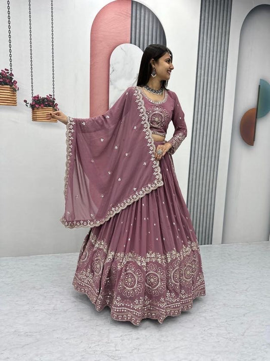 Product Image - Elegant Embroidered Lehenga Choli Set - 1