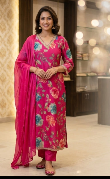 Product Image - Elegant Floral Party Wear Suits for Women - 2
