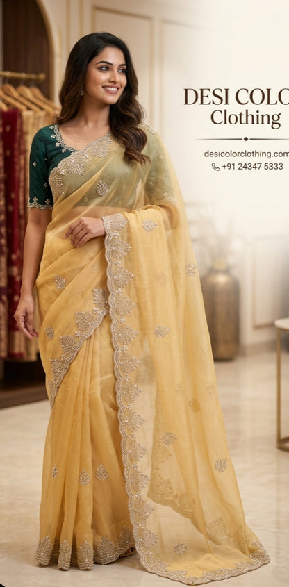 Product Image - Elegant Designer Crushed Sarees for Every Occasion - 4