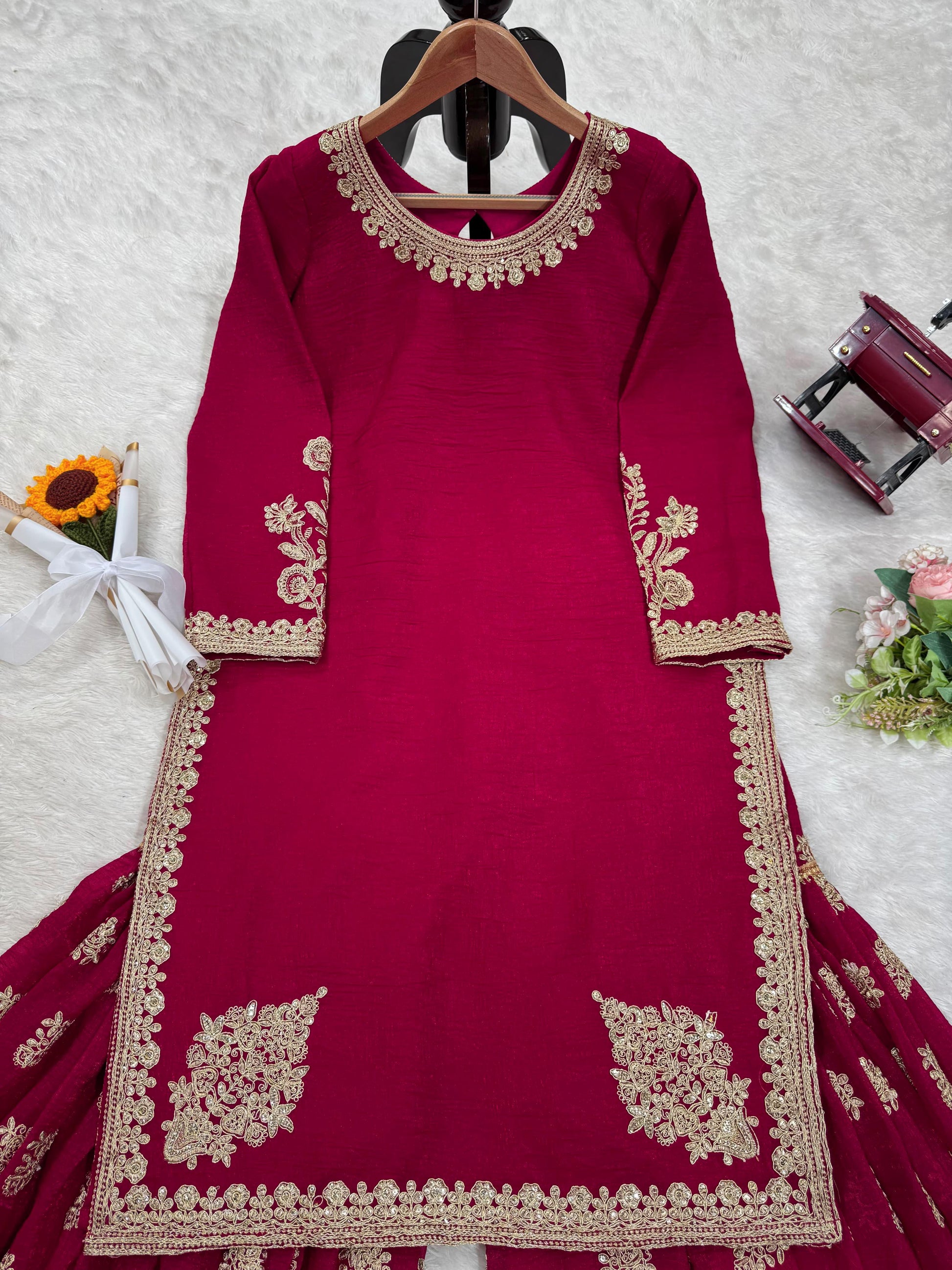 Product Image -   Designer Sharara Suit