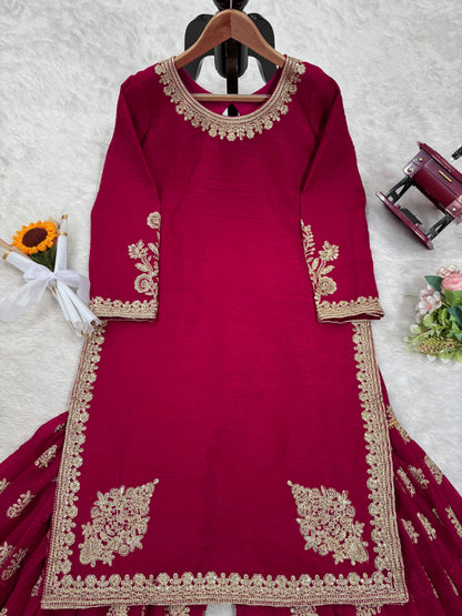 Product Image -   Designer Sharara Suit