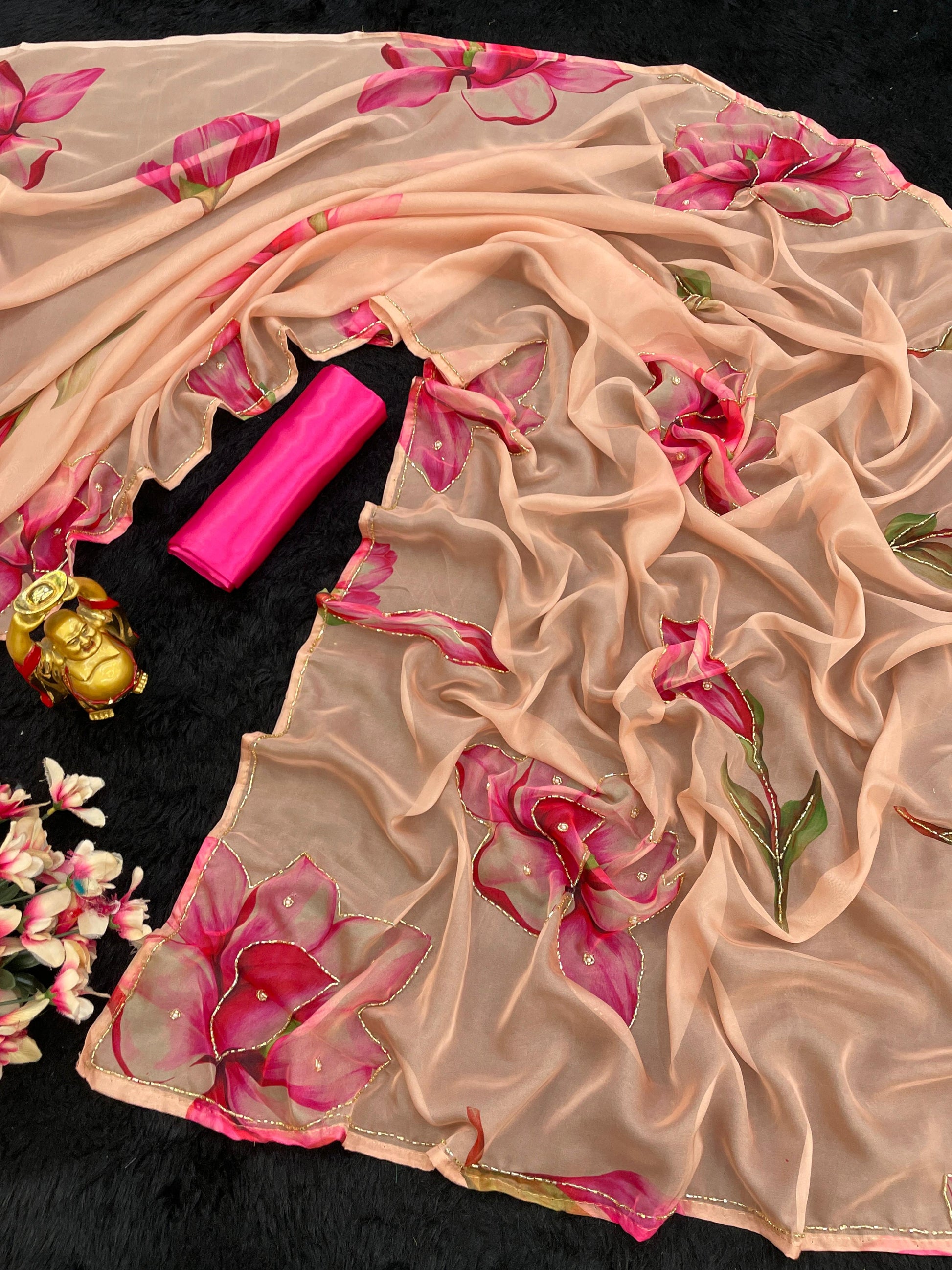 Product Image - Designer Hand Work Saree - KC-854