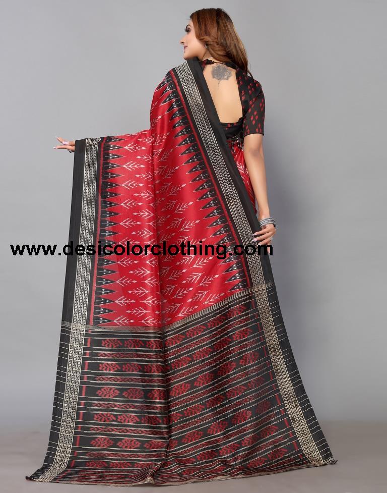 Red Silk Saree
