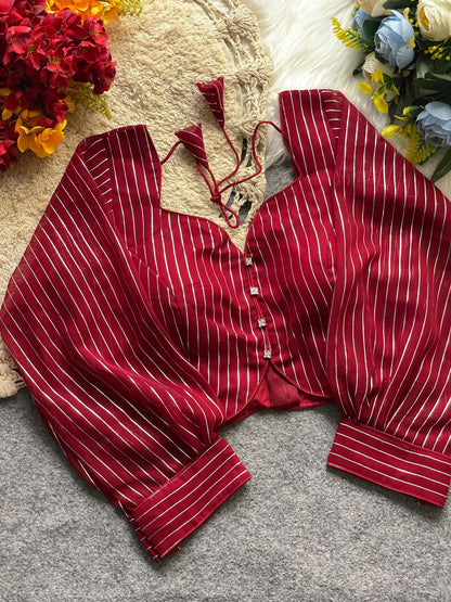 Product Image - Exquisite Designer Georgette Blouse for Ethnic & Festive Occasions