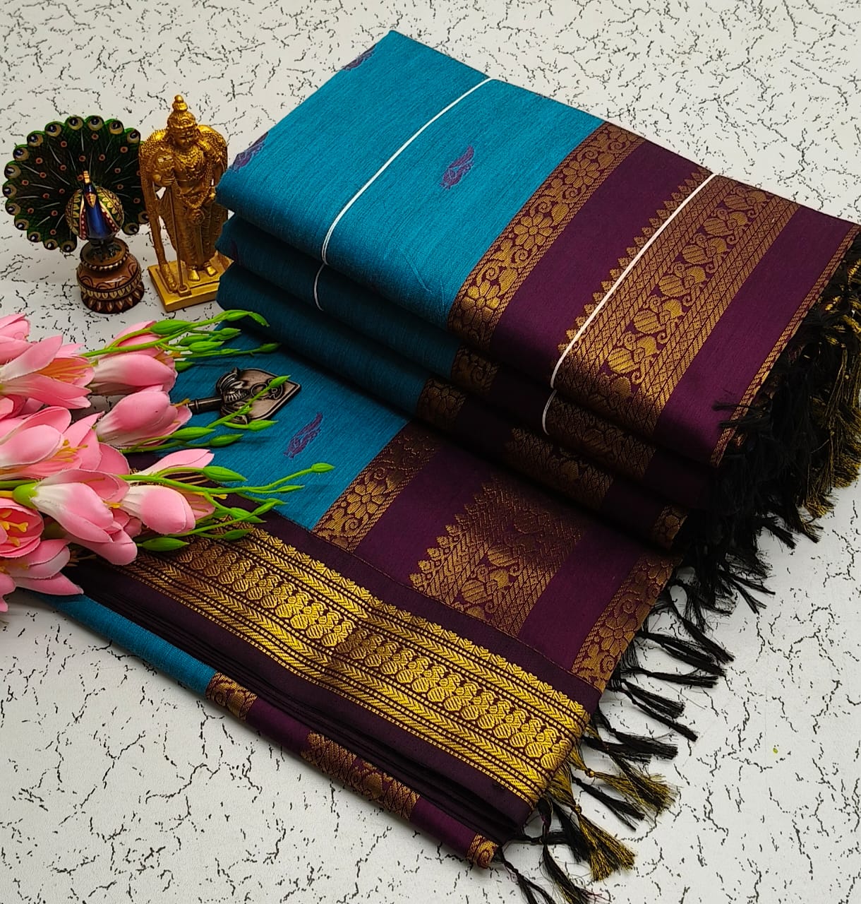 Product Image - Premium Quality Kalyani Cotton Saree