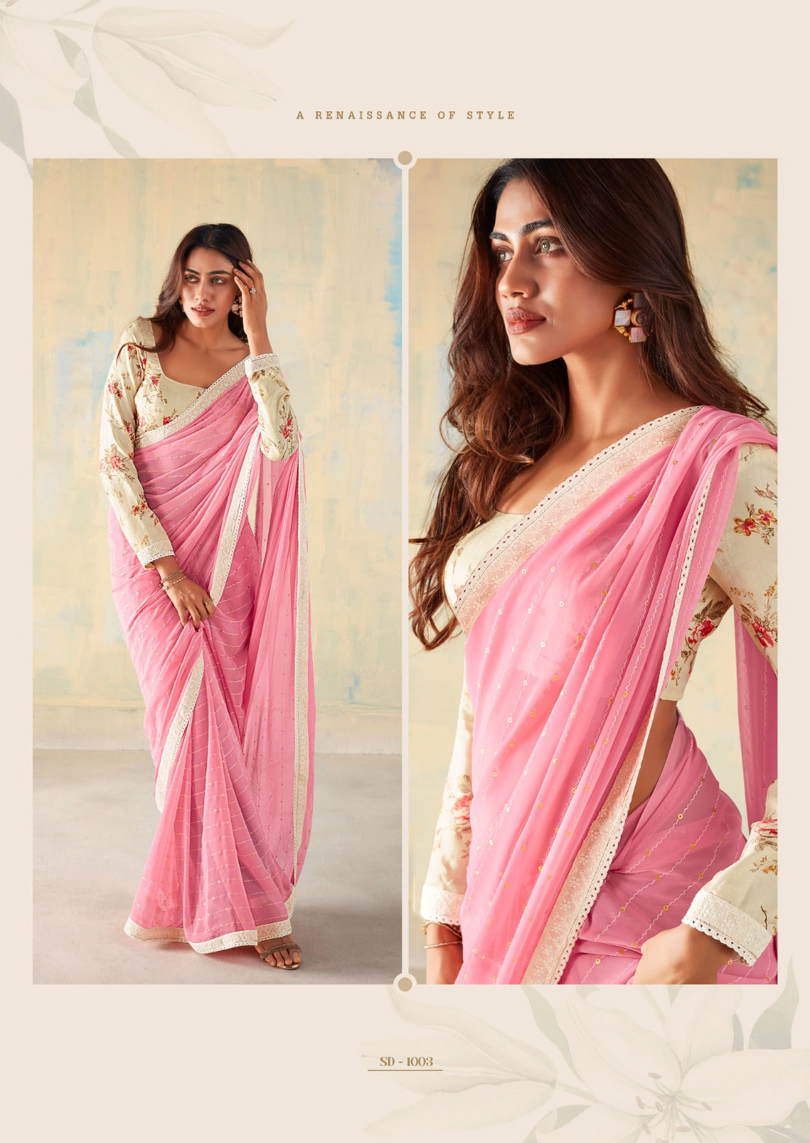 Product Image - Designer Georgette Saree: Perfect for Festive & Wedding Occasions
