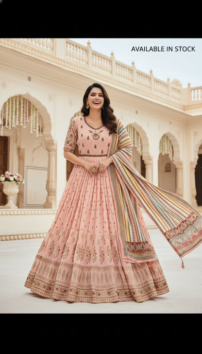 Product Image - Elegant Designer Anarkali Suit for Special Occasions - 1