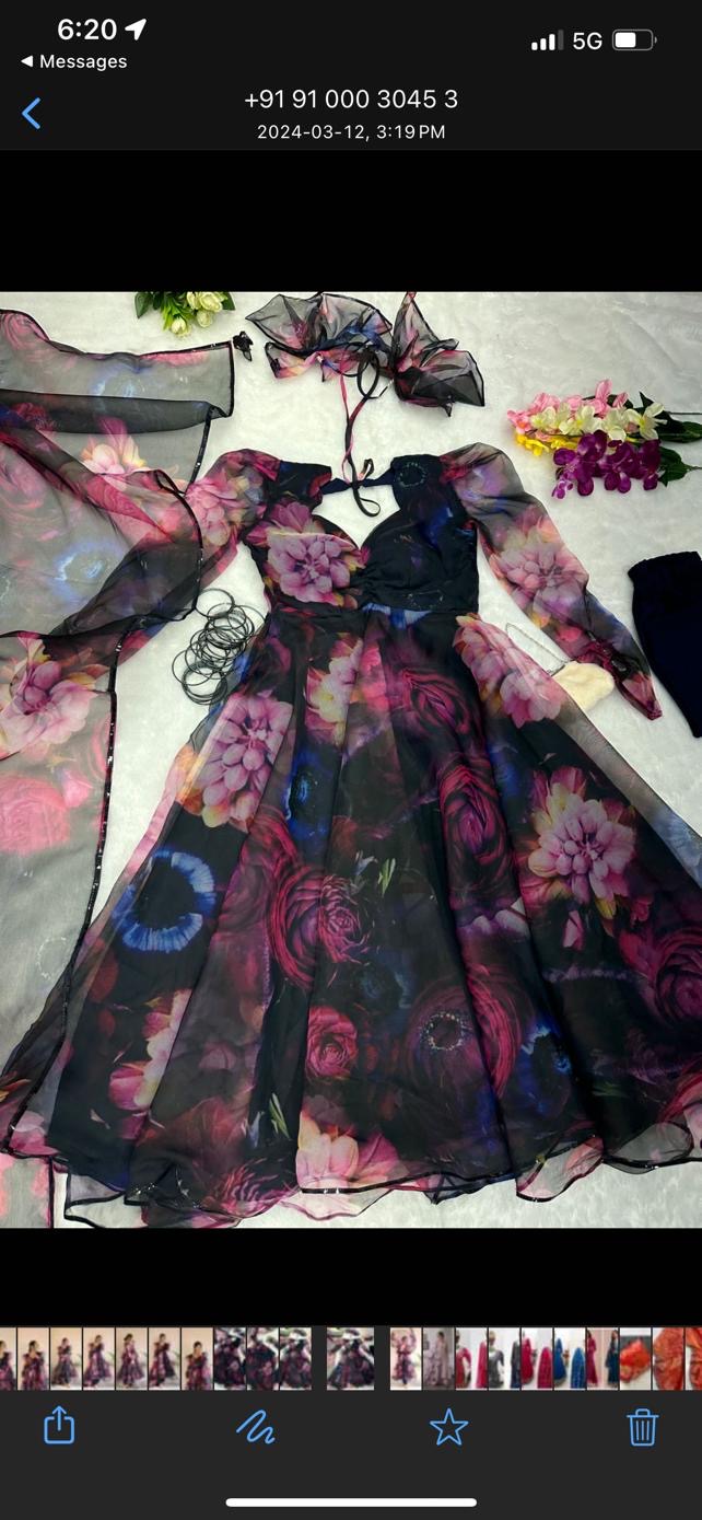 Product Image - Elegant Floral Party Wear Indo Western Suit - 1