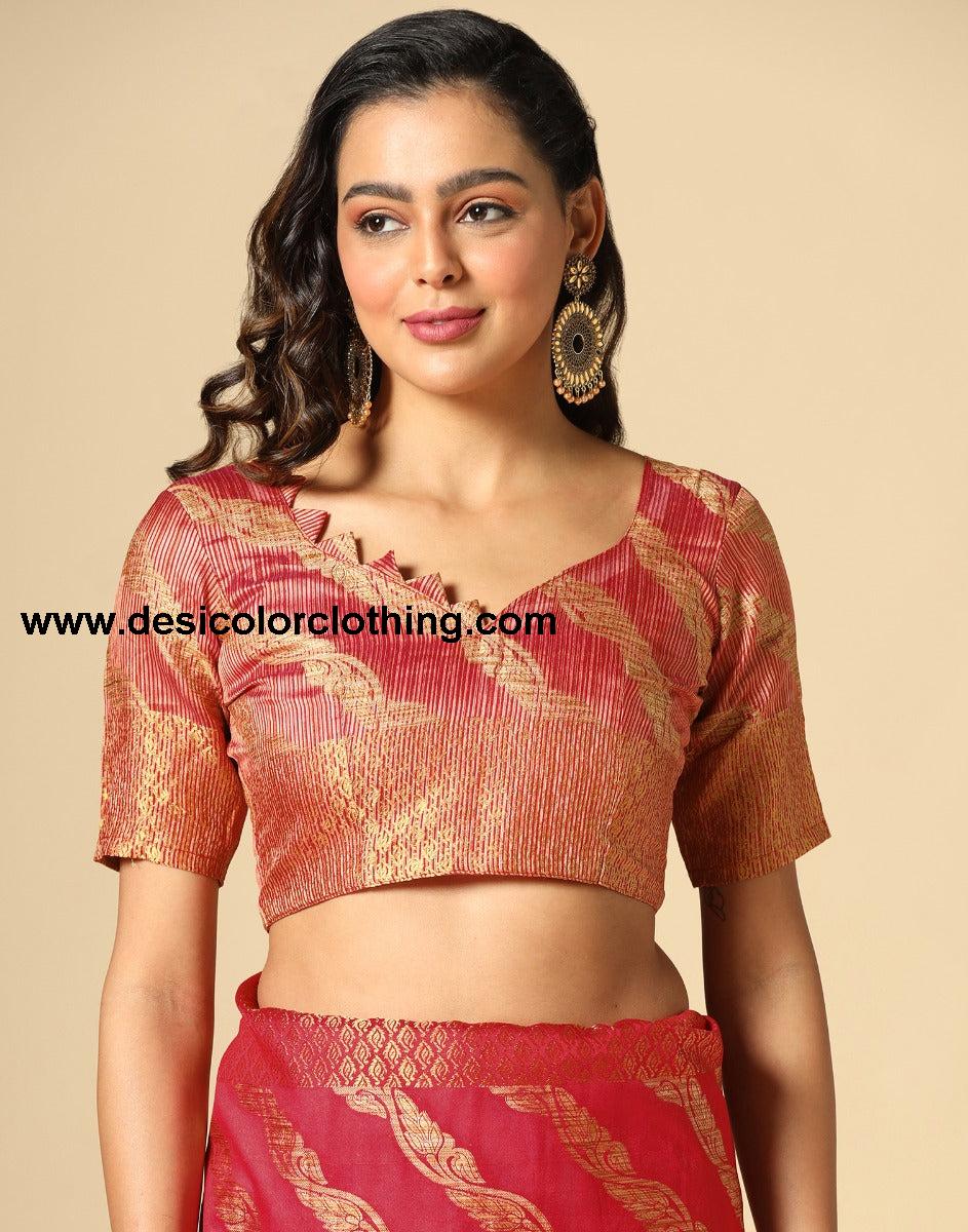 Red Silk Saree