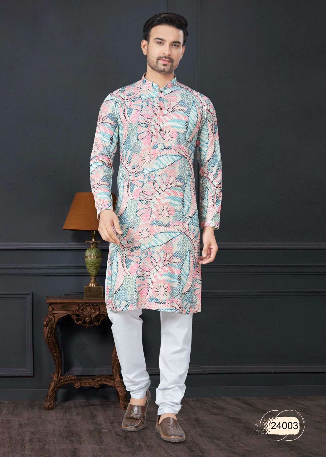 Product Image - Shyam Added Kurta Pajama Collection - Ethnic Wear for Festive and Wedding Attire