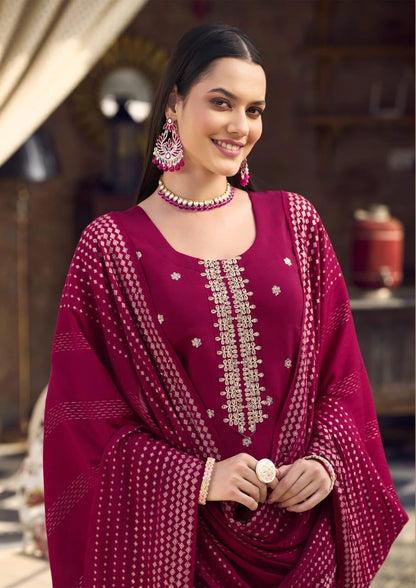 Product Image - Elegant Ethnic Wear - Designer Georgette Saree Collection