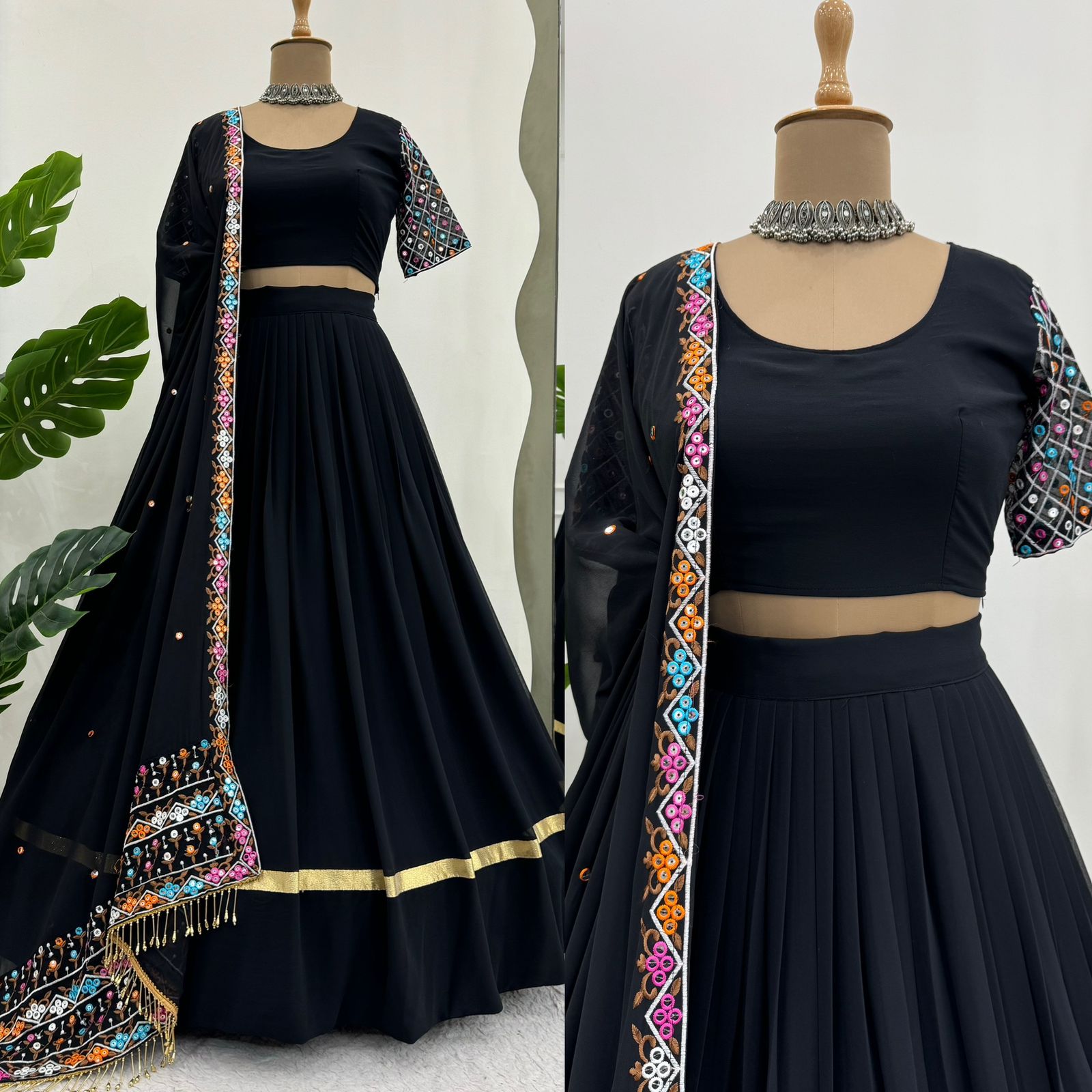 Product Image - Designer Georgette Lehenga Choli - QRC Series