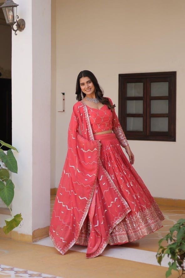 Product Image - Elegant Designer Lehengas for Wedding or Party - 1