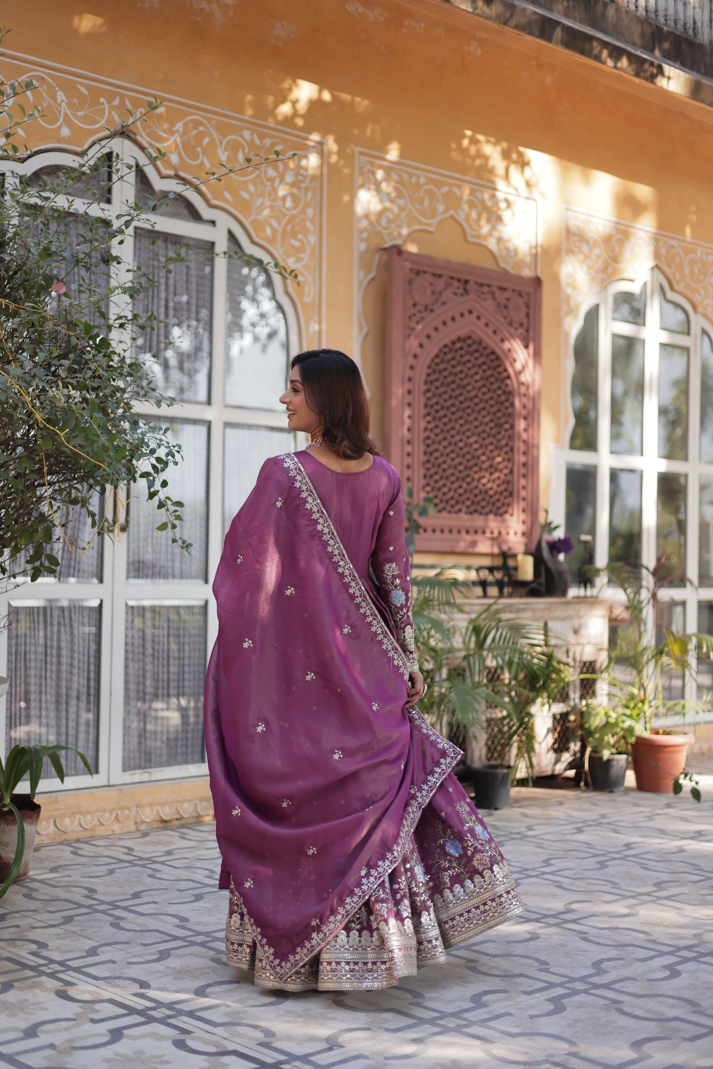 Product Image - Premium Readymade Gown with Dupatta Set
