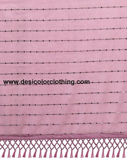Pink Printed Saree