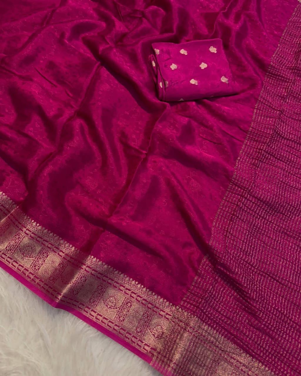 Product Image - Elegant Georgette Saree | Designer Ethnic Wear