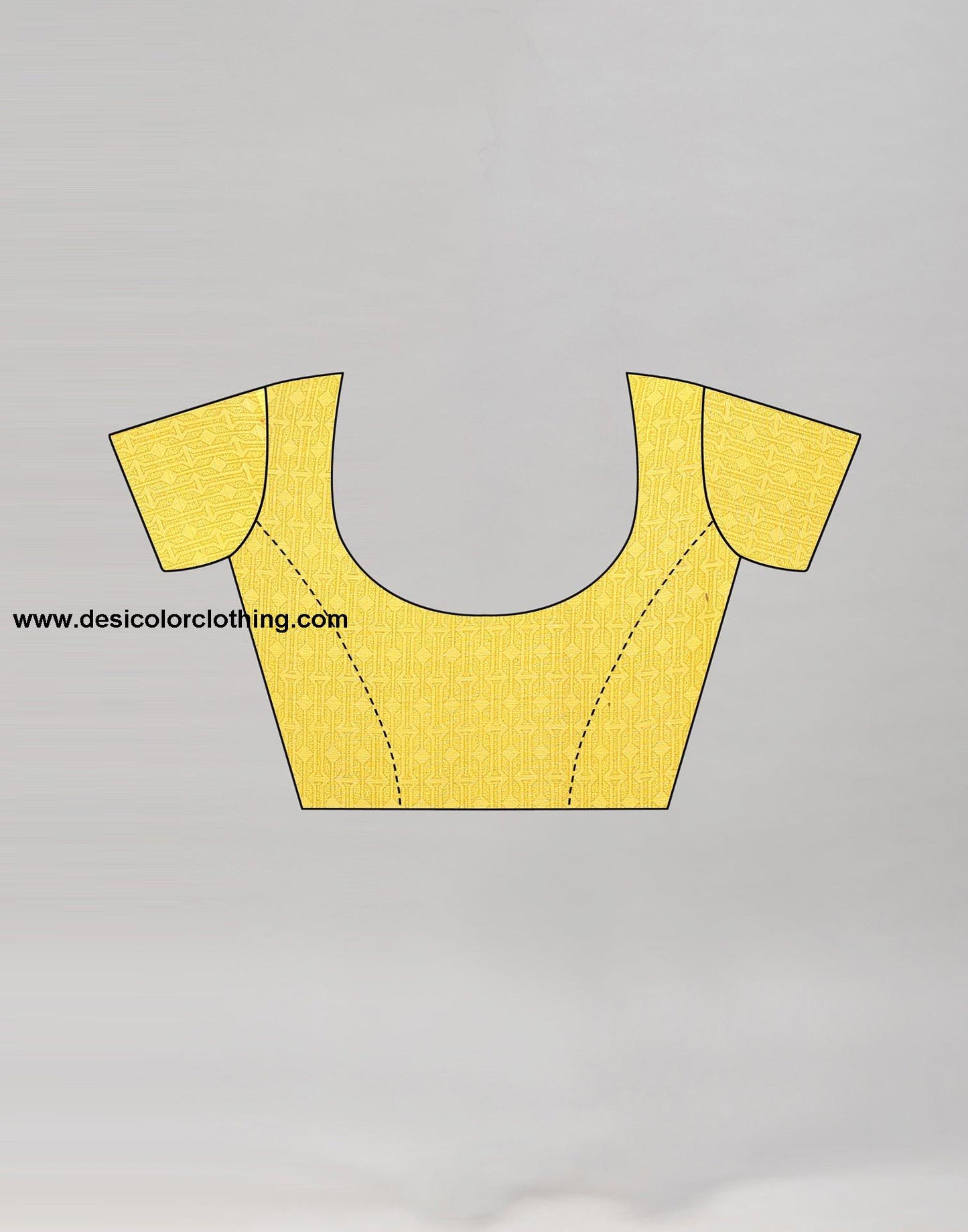 Yellow Printed Saree | 1850S173