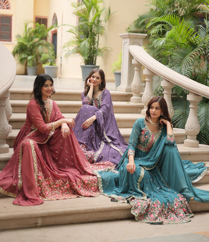 Product Image - Premium Designer Ready Made Top-Sharara-Dupatta Collection 2025
