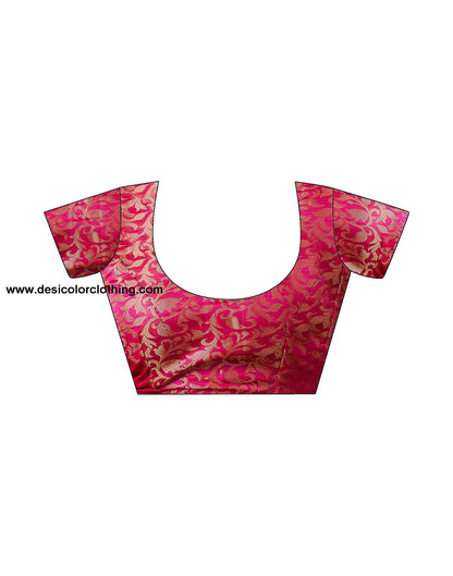 Black Silk Plain Saree