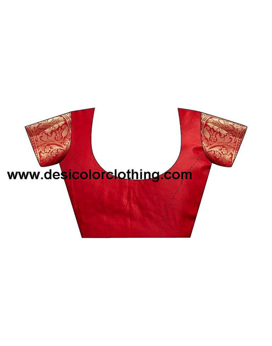 Red Banarasi Silk Saree