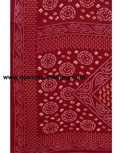 Vintage Maroon Printed Saree | 2041S573