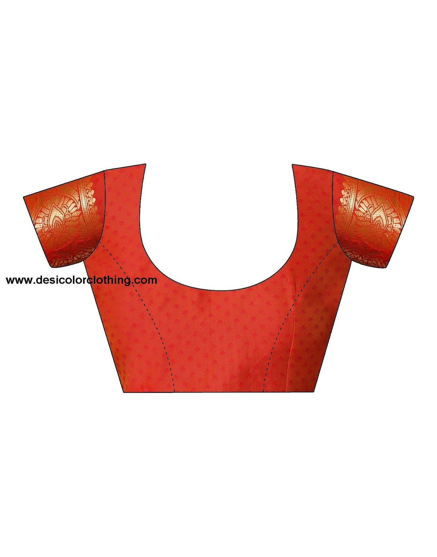 Red Banarasi Silk Woven Saree