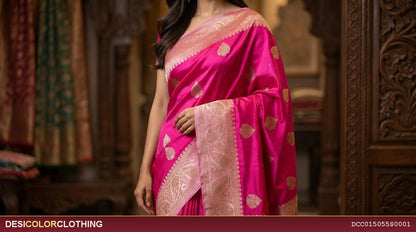 Product Image - Banaras gerogette fancy Sarees - 4