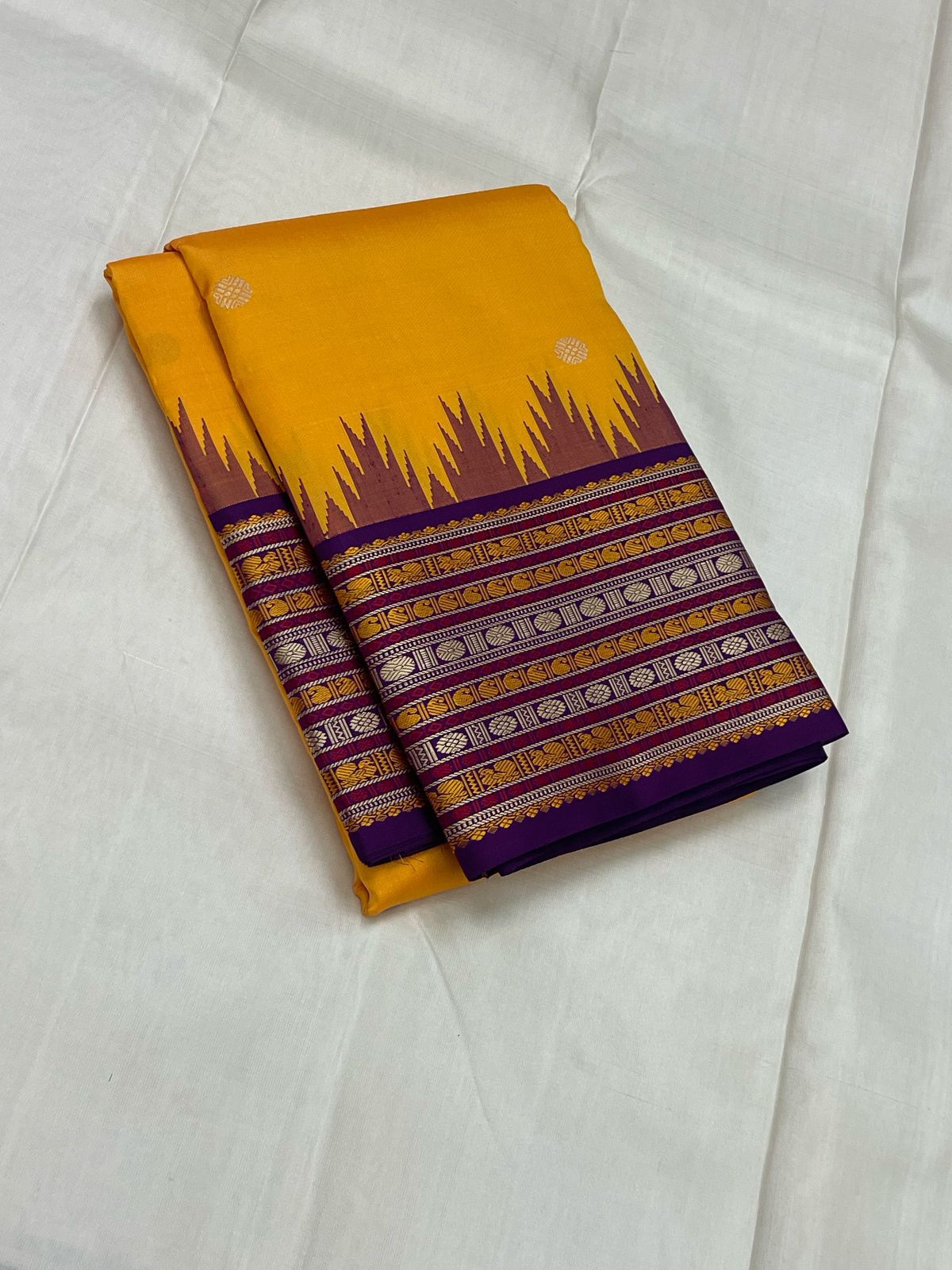 Product Image - Exquisite Kanchipuram Pure Silk Handloom Saree
