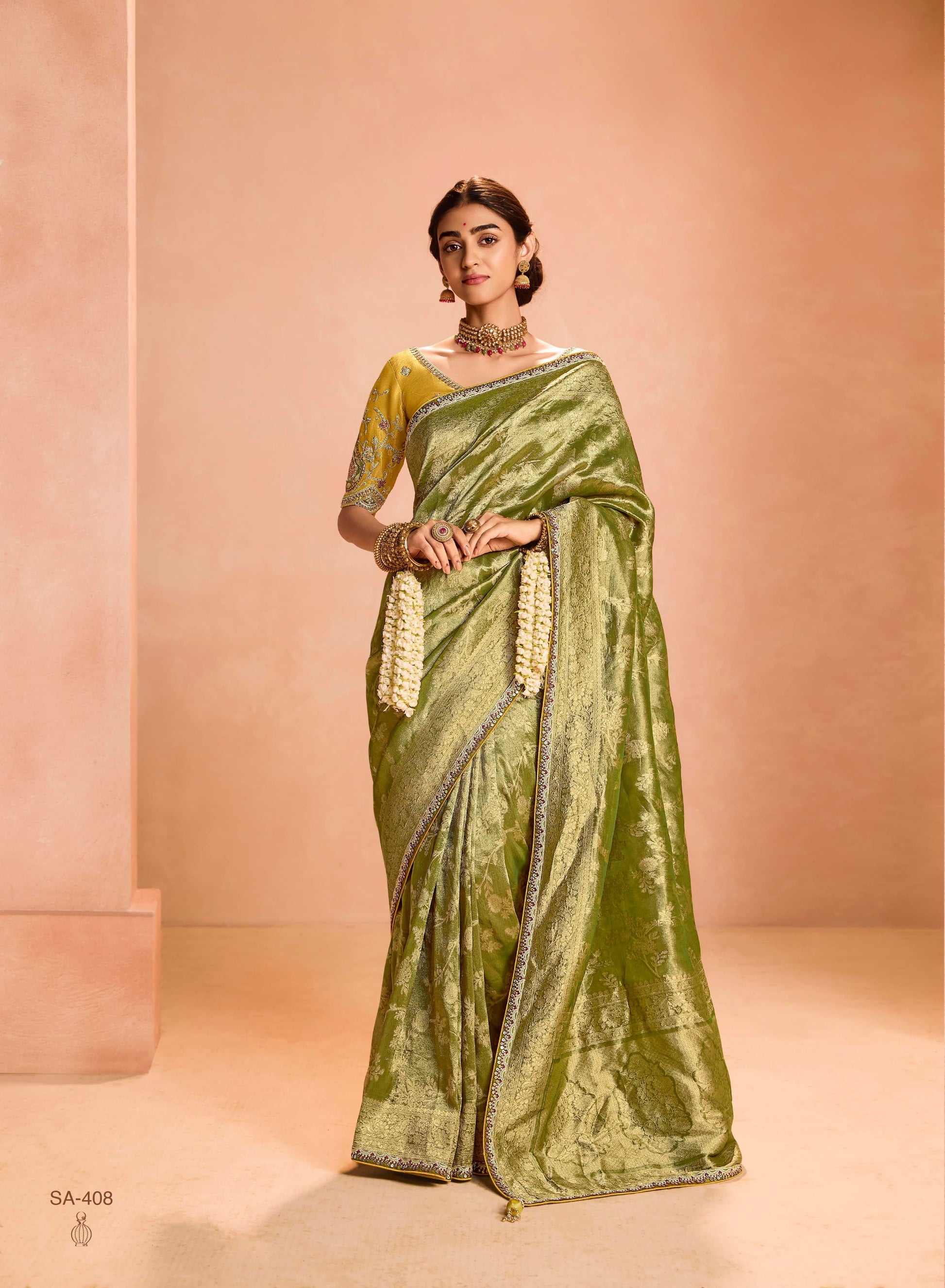 Product Image - Exquisite Soft Silk Saree with Dual Zari Weaving Design