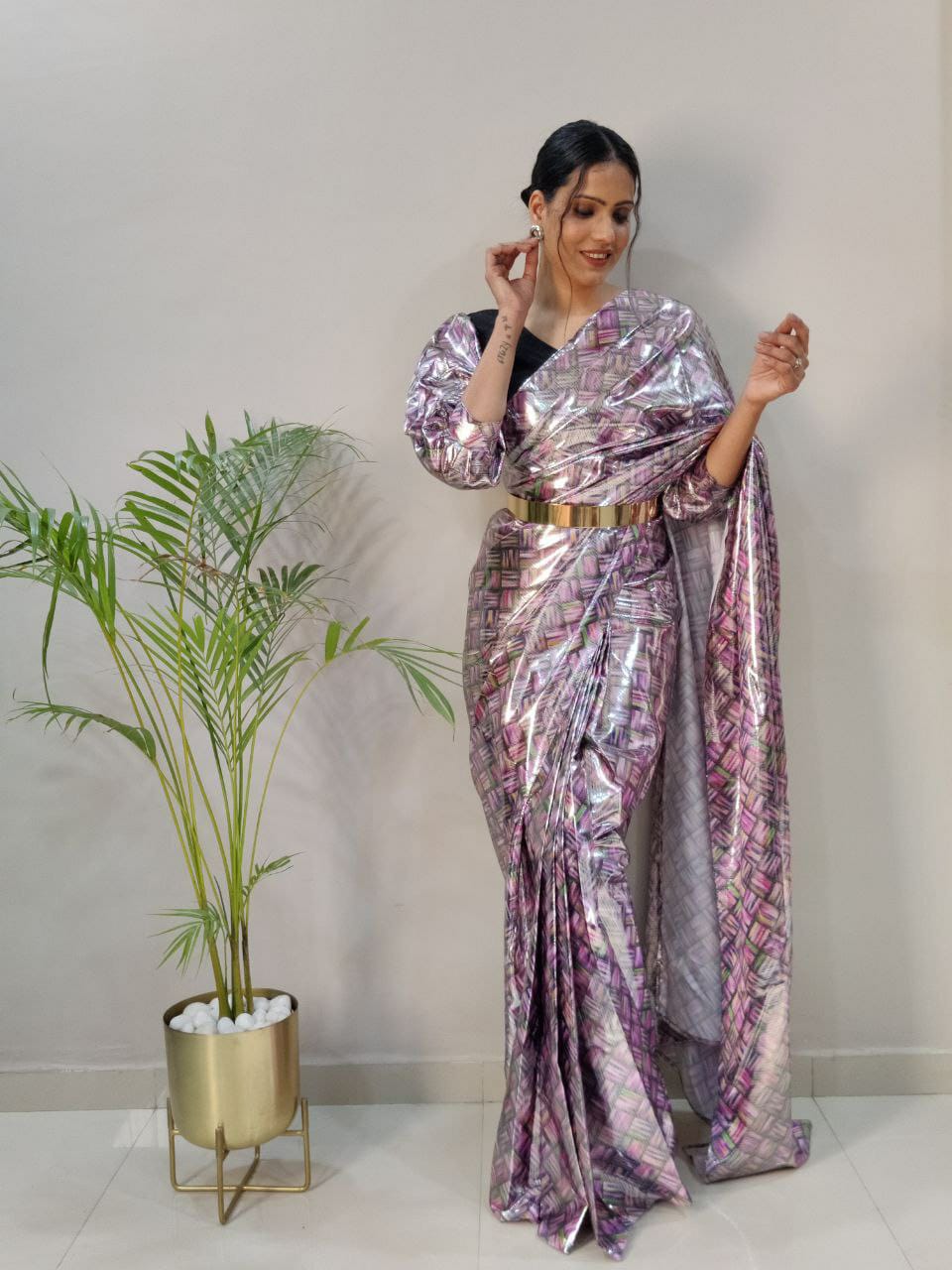 Product Image - Stunning Designer Georgette Saree Collection