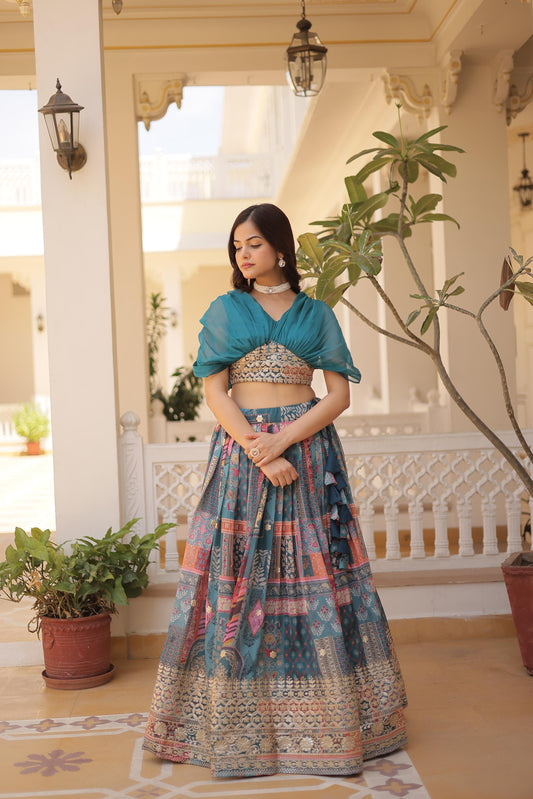 Product Image - Designer Lehenga Choli - Ethnic Wear for Festive Occasions