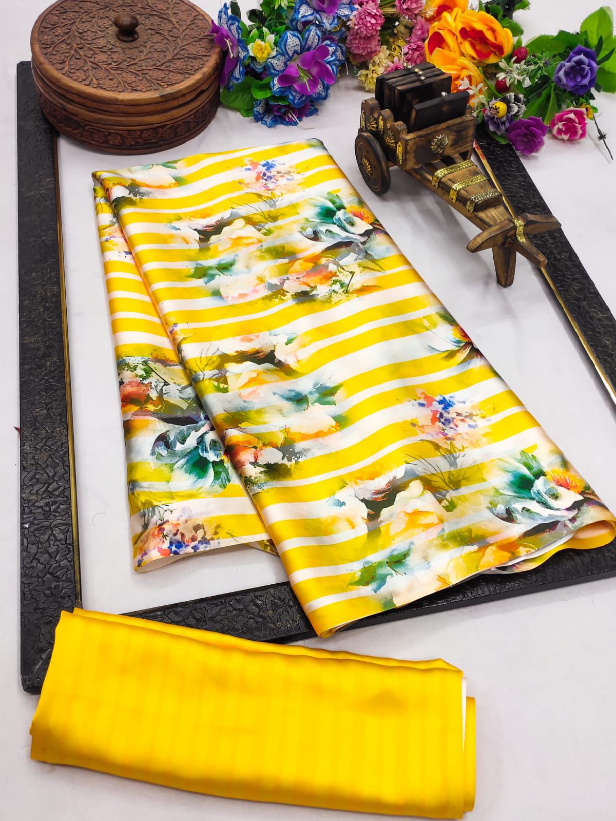 Product Image - Designer Georgette Saree for Festive and Wedding Wear
