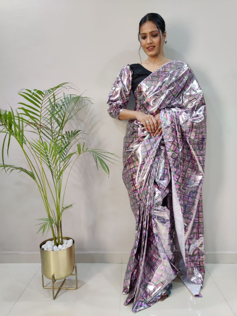 Product Image - Stunning Designer Georgette Saree Collection