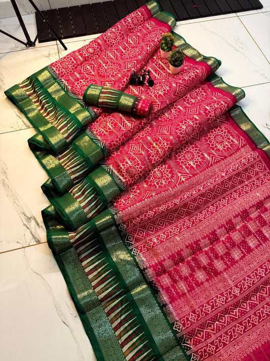 Product Image - Designer Bandhej Special Saree