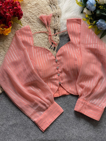 Product Image - Exquisite Designer Georgette Blouse for Ethnic & Festive Occasions