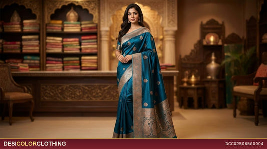 Product Image - Elegant Banarasi Georgette Fancy Sarees - 1