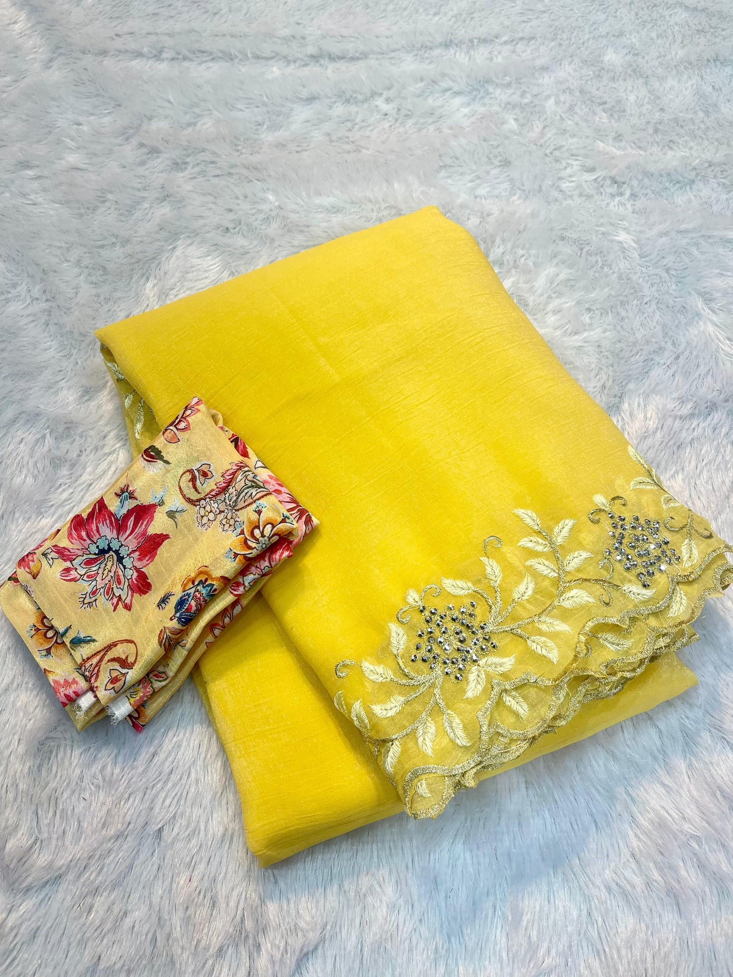 Product Image - Exquisite Designer Saree | Georgette Fabric | Festive & Wedding Wear