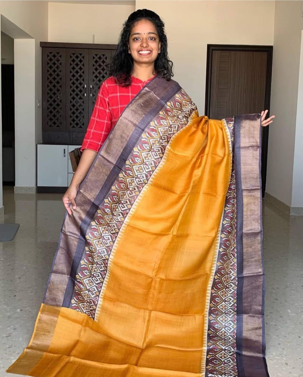 Product Image - Bhagalpuri Tussar Designer Saree - Ethnic Wedding & Festive Wear