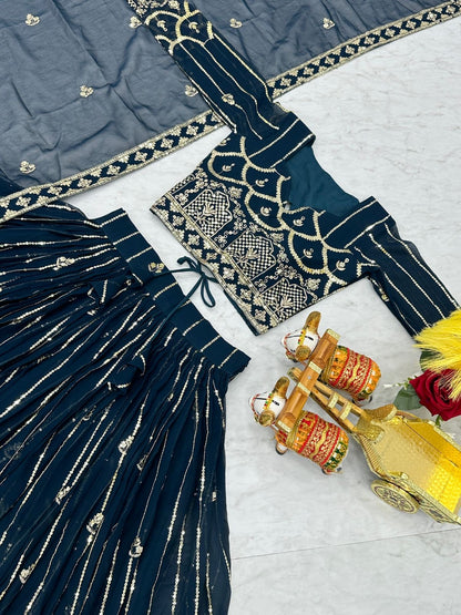 Elegant Fully Stitched Lehengas - Ready-to-Wear Glamour for Every Occasion