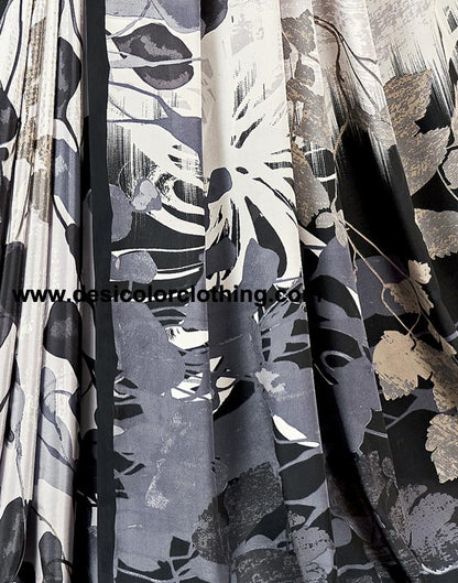 White Silk Printed Sarees