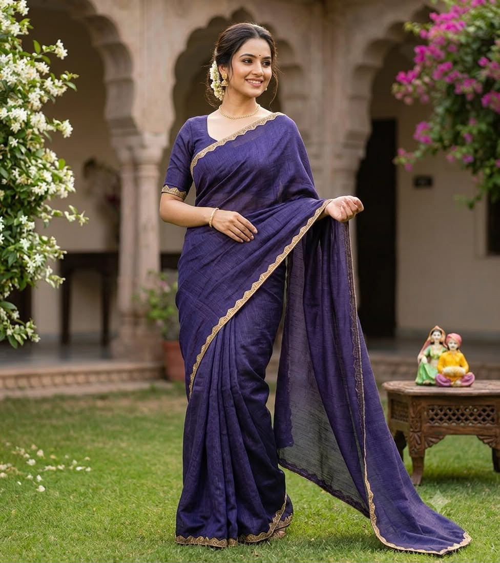Product Image - Luxurious Space Silk Designer Sarees for Unforgettable Party Looks - 4
