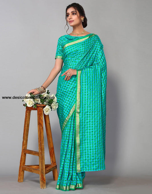 Blue Silk Saree